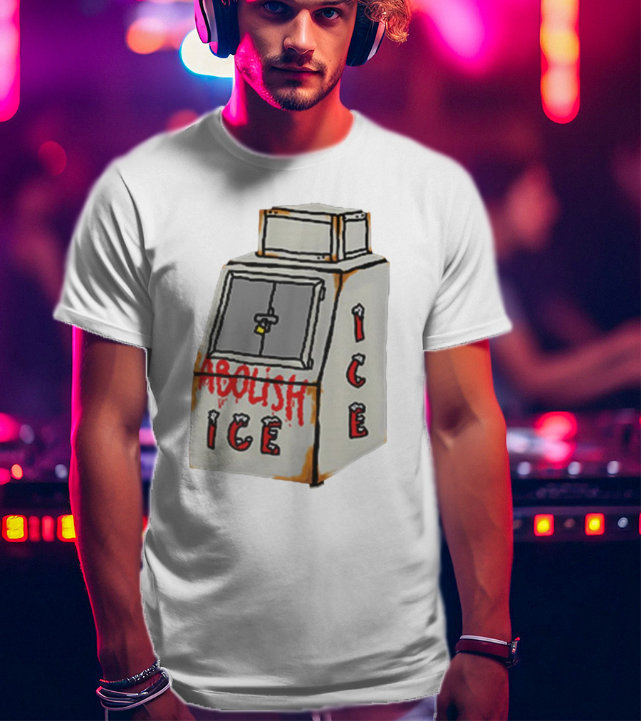 Alexandria Ocasio Cortez Abolish ICE Political Statement Freezer T-Shirt