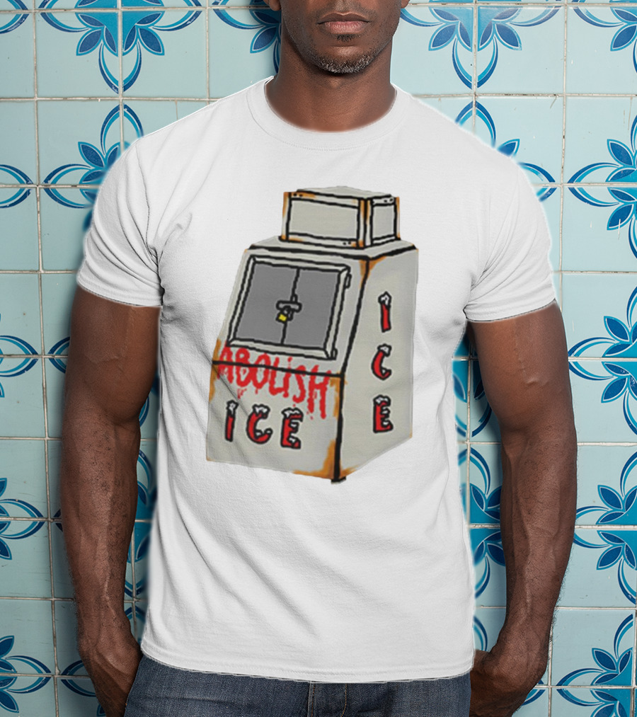 Alexandria Ocasio Cortez Abolish ICE Political Statement Freezer T-Shirt