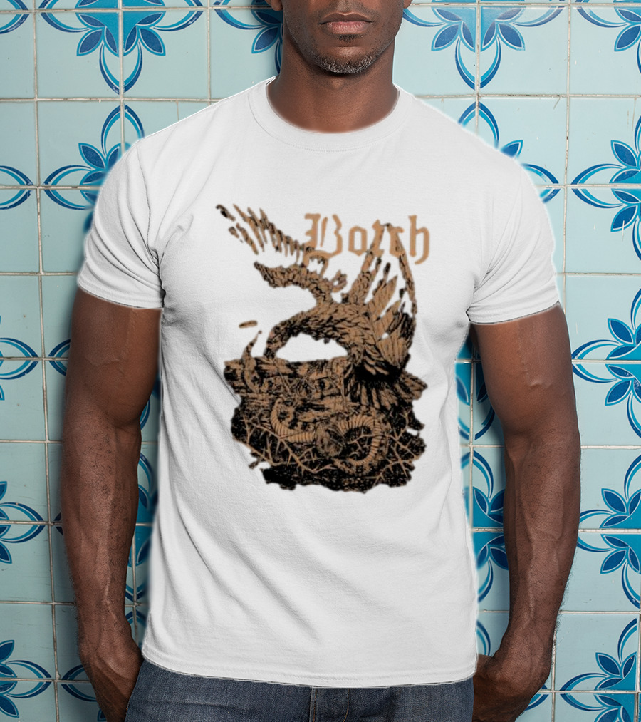 Botch Eagle And Snake Medieval Gothic T-Shirt