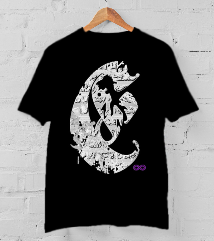 Club E By Club Eternal Infinite Symbol Grunge T-Shirt