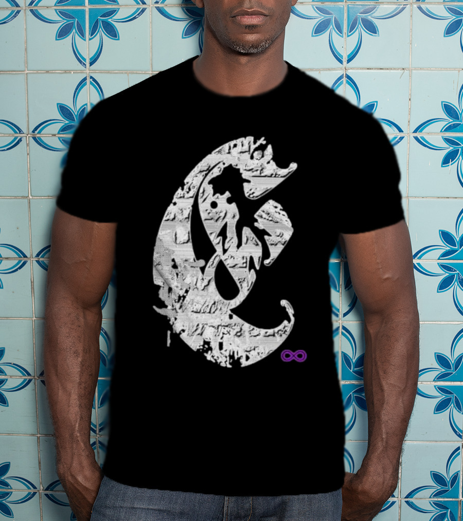 Club E By Club Eternal Infinite Symbol Grunge T-Shirt