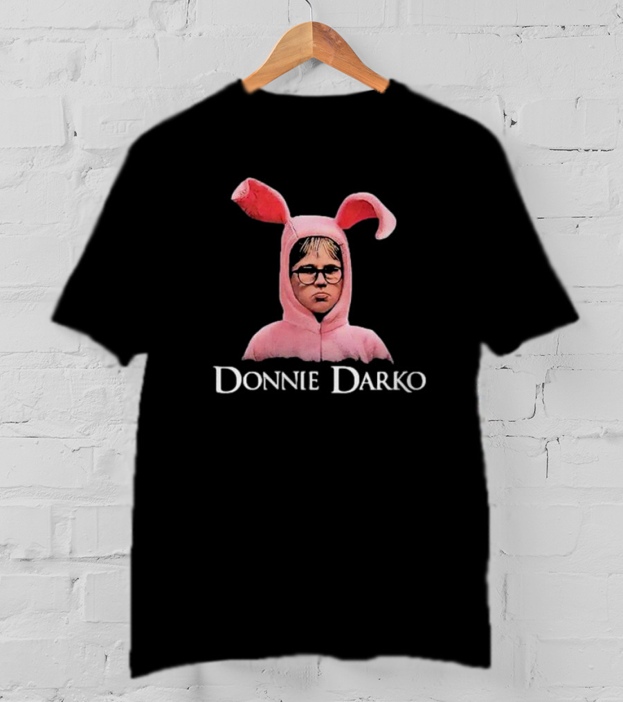 Donnie Darko Pink Bunny Character Crewneck T-Shirt