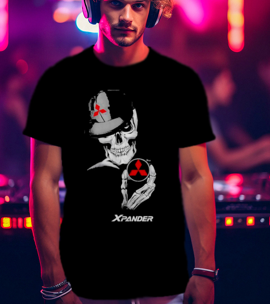 Xpander Skeleton Mitsubishi Logo Cap T-Shirt