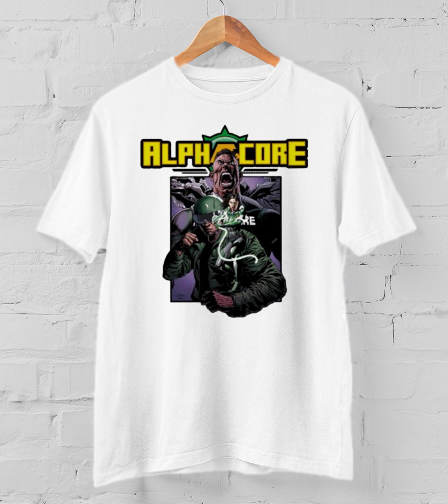Alphacore Rippaverse Campaign Comic Characters Action Scene T-Shirt