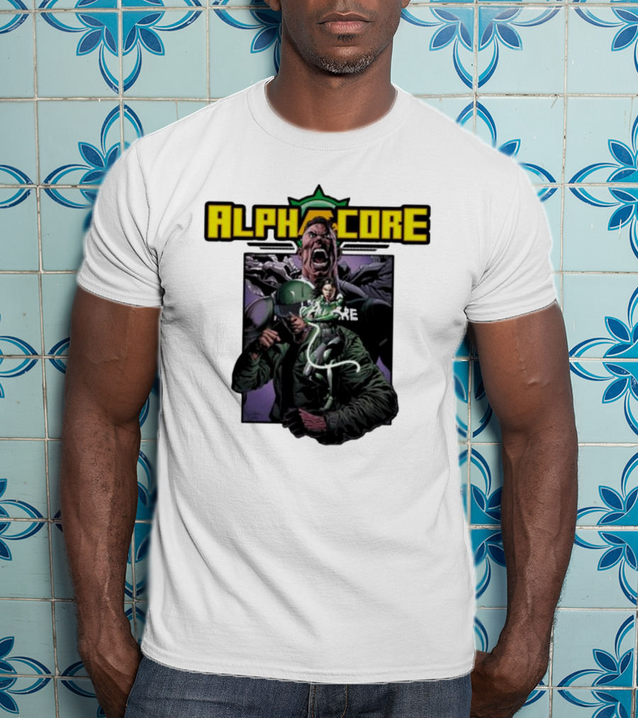 Alphacore Rippaverse Campaign Comic Characters Action Scene T-Shirt