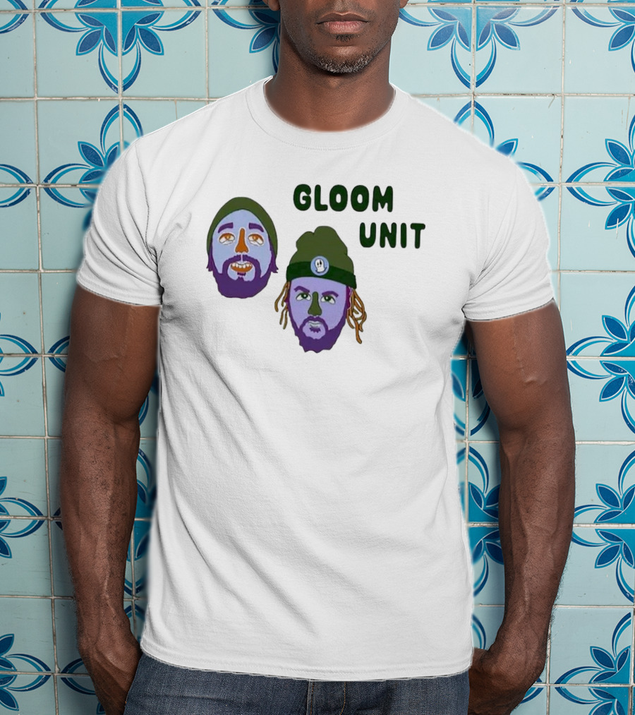 Hell’s Boomin Gloom Unit Purple Faces Green Beanies T-Shirt