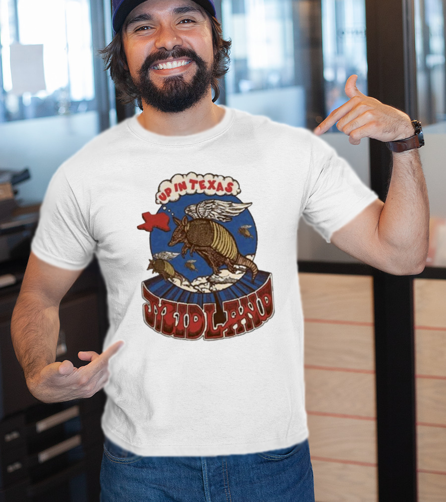 Midland Winged Armadillo Up In Texas T-Shirt