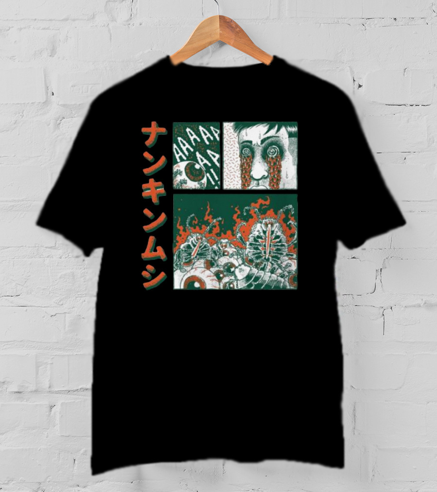 Nankinmushi AAAHHH Bedbugs Attack Horror Manga T-Shirt