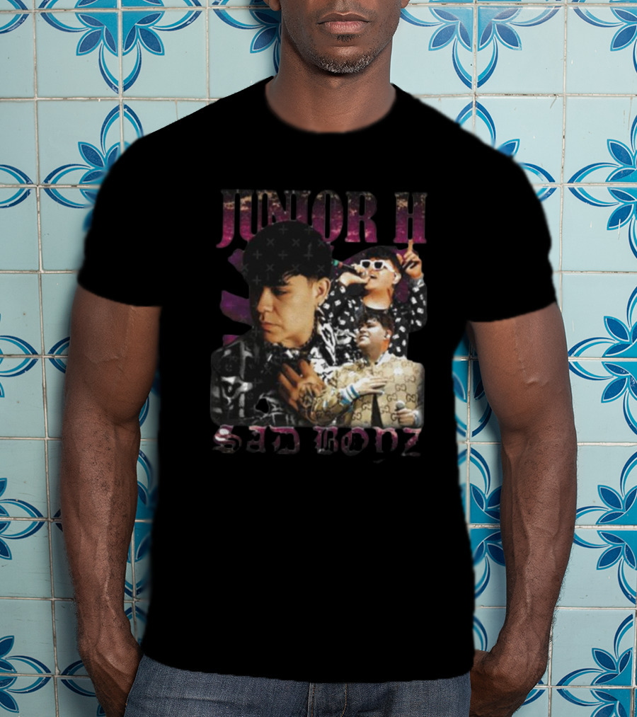 Junior H Sad Boyz Album Cover T-Shirt