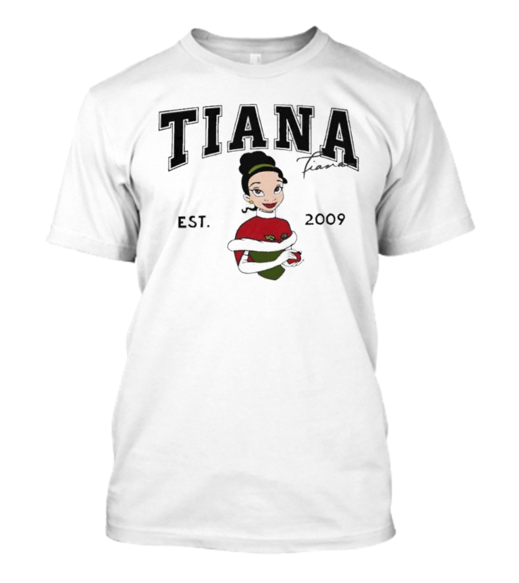 TIANA Fiana Est. 2009 Cartoon Character T-Shirt