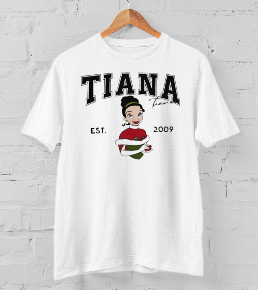 TIANA Fiana Est. 2009 Cartoon Character T-Shirt