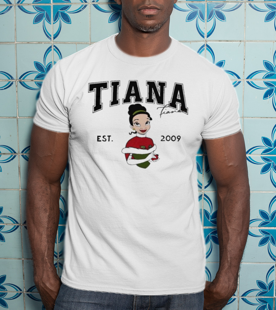 TIANA Fiana Est. 2009 Cartoon Character T-Shirt