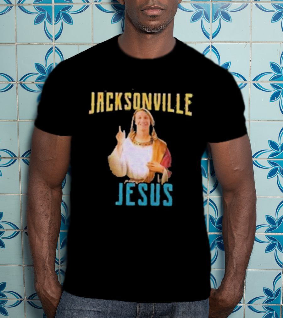 Jacksonville Jesus Finger Pointing Humor T-Shirt