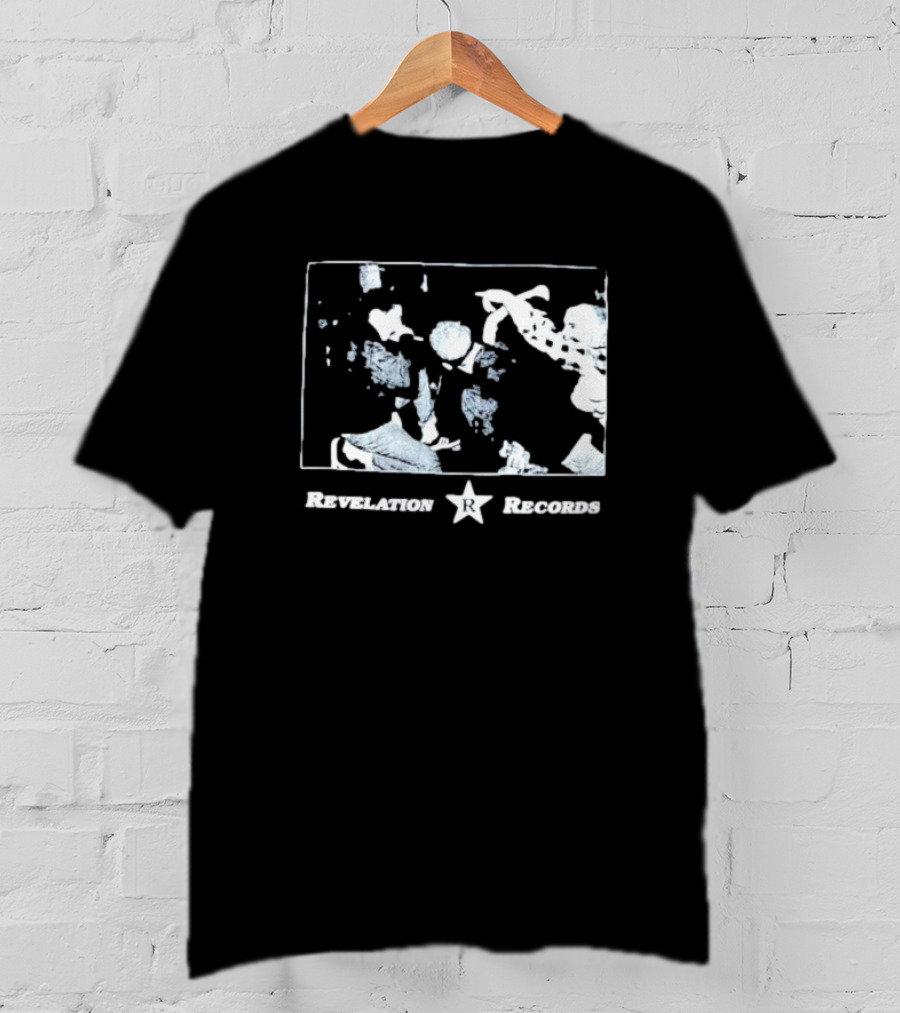 Revelation Records Star Logo With Band Performance Scene T-Shirt