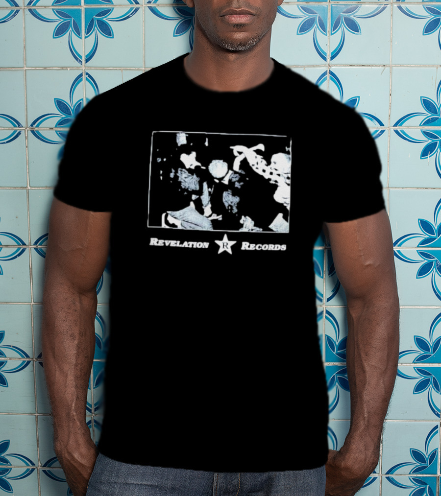 Revelation Records Star Logo With Band Performance Scene T-Shirt
