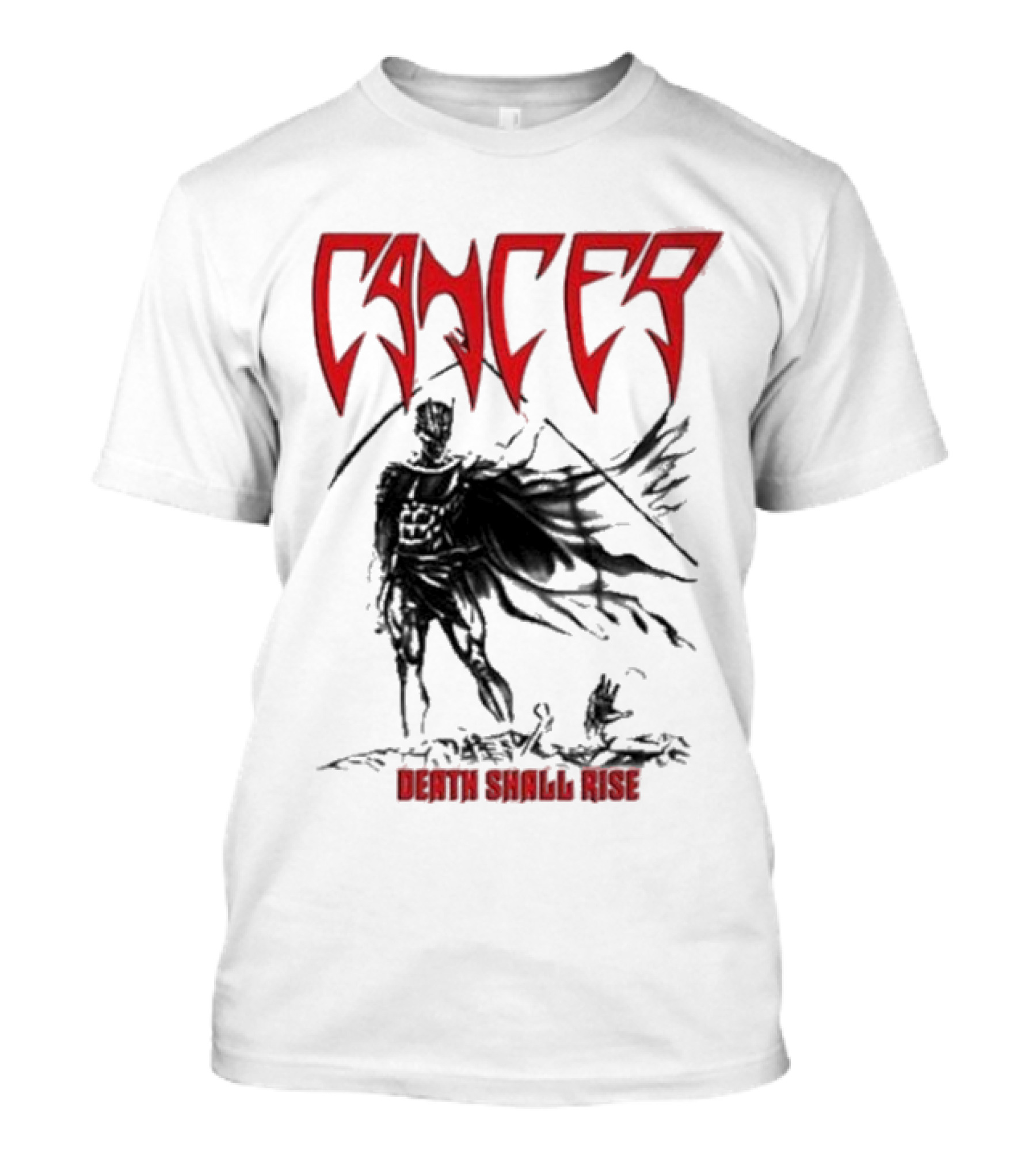 Cancer Death Shall Rise Dark Angel T-Shirt
