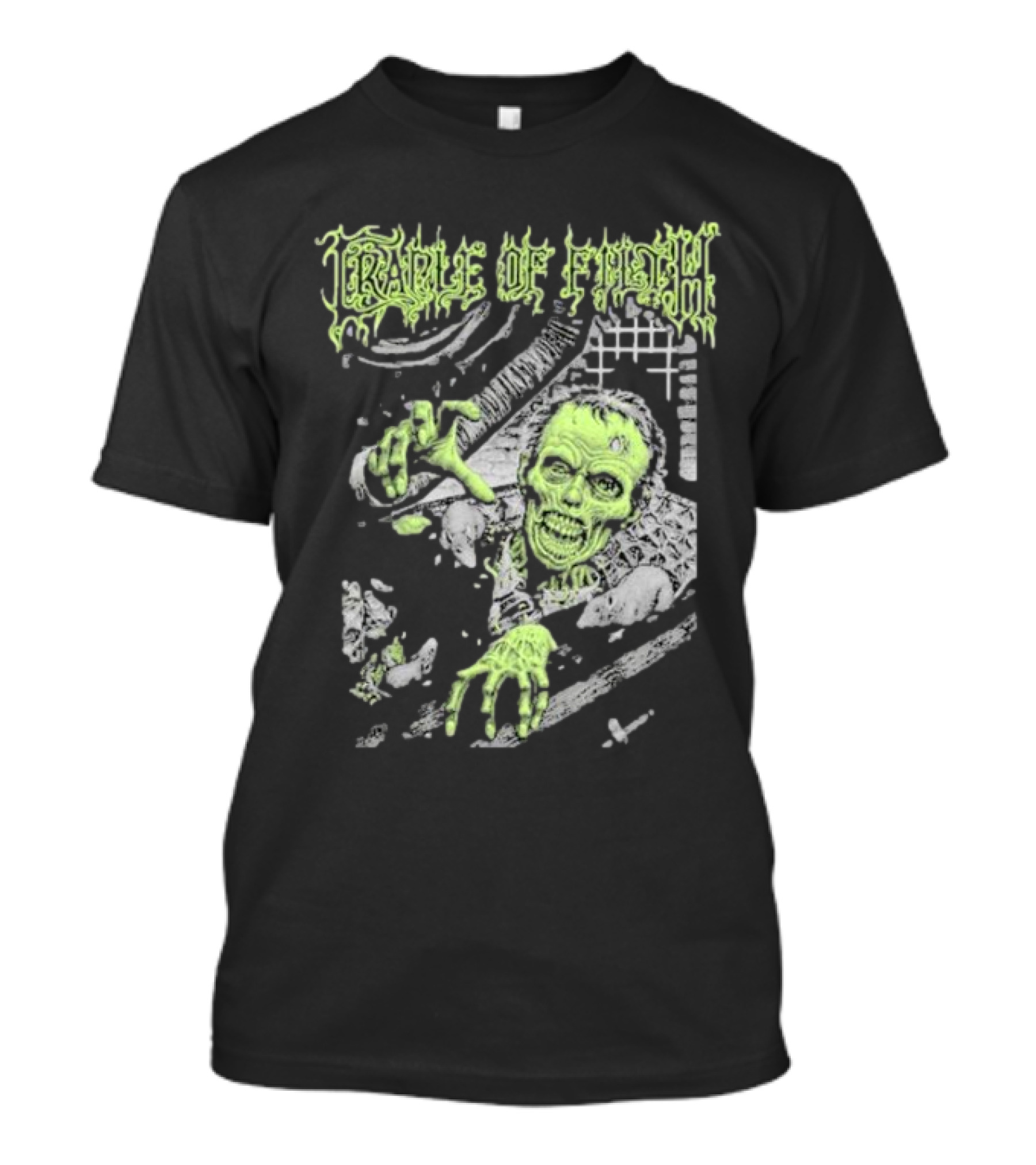 Cradle Of Filth Zombie Breaking Through Wall T-Shirt