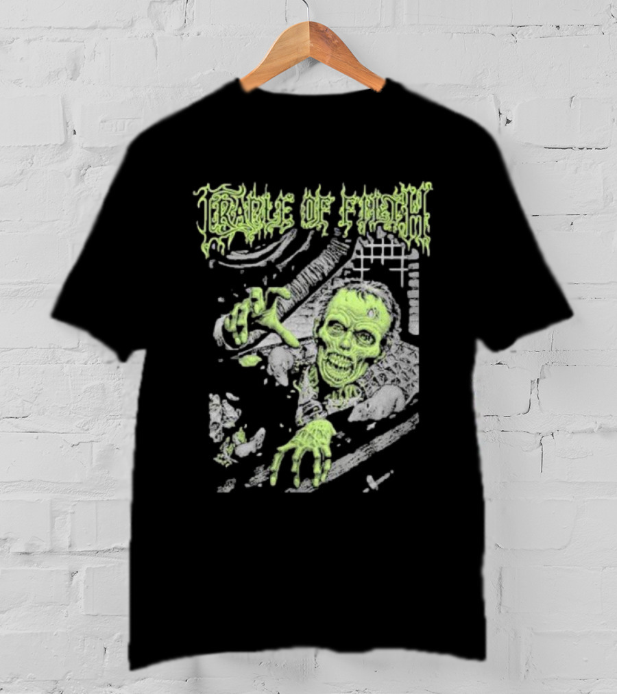 Cradle Of Filth Zombie Breaking Through Wall T-Shirt