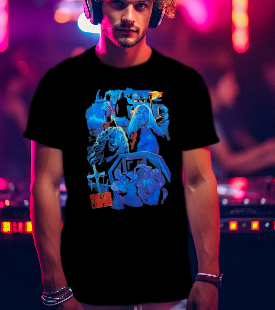 House Of 1000 Corpses Horror Villains And Terrifying Scenes Montage T-Shirt