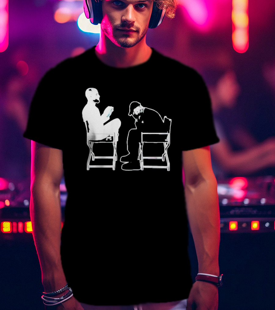 Mansionz Chairs White Outline T-Shirt