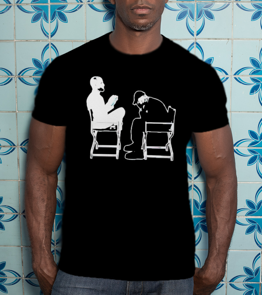 Mansionz Chairs White Outline T-Shirt
