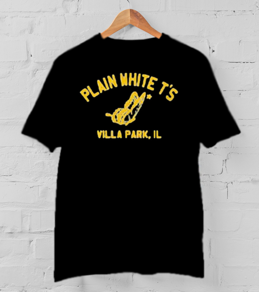 Plain White T’s Villa Park IL Yellow Butterfly T-Shirt