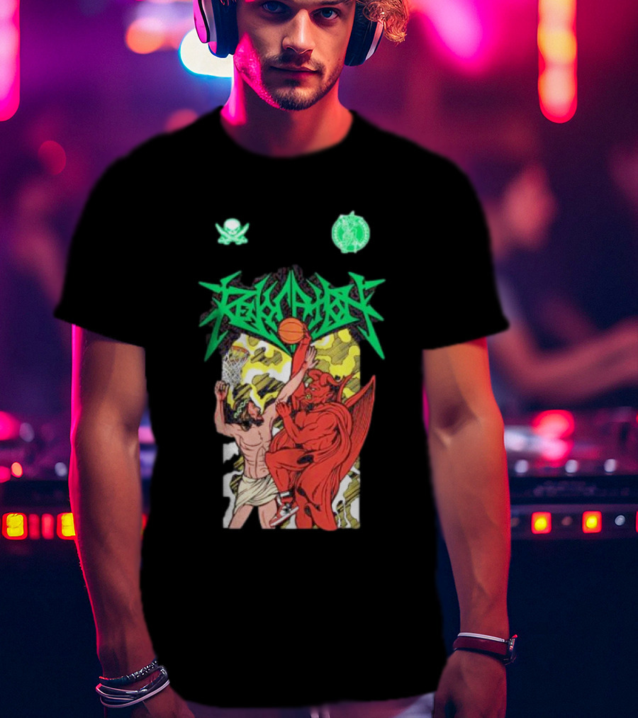 Revocation Godforsaken Demon Basketball Showdown T-Shirt
