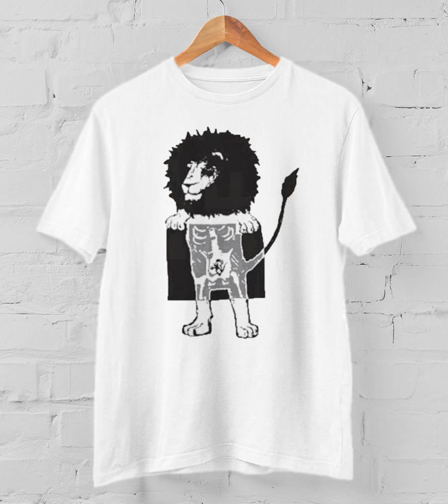 Lion Skeleton X-ray Body T-Shirt