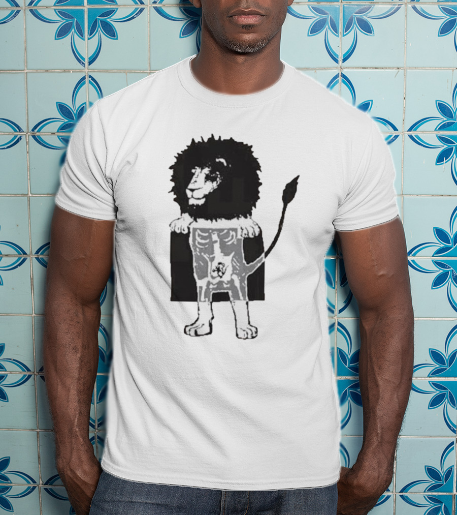 Lion Skeleton X-ray Body T-Shirt