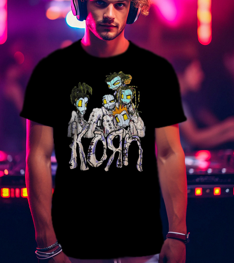 Rare Vintage 1999 Korn Issues Zombies Stitch T-Shirt