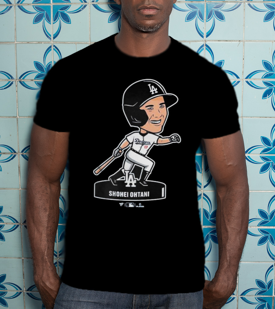 Shohei Ohtani Los Angeles Dodgers LA Bobblehead Dodgers 17 T-Shirt