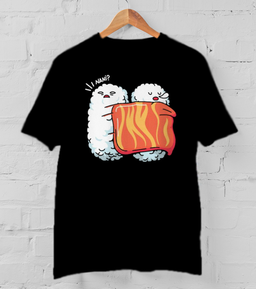 Nani Sleeping Sushi Rice Ball Blanket Surprise T-Shirt