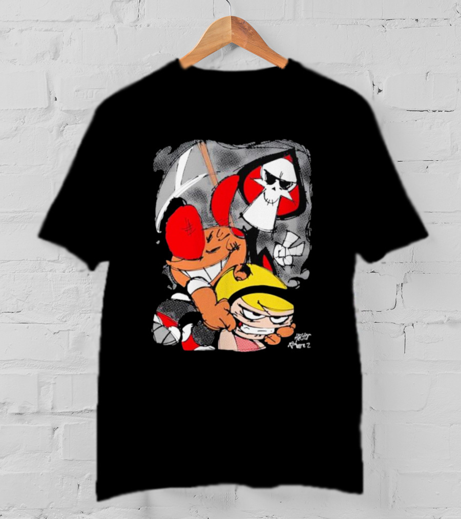 Grim Adventures Billy Mandy Cartoon Network Fan Art Freddy Ramirez T-Shirt