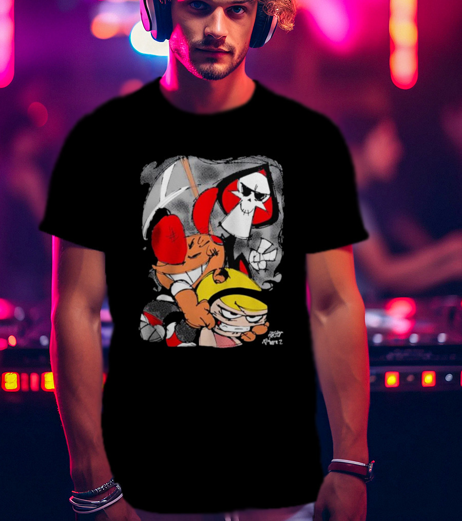 Grim Adventures Billy Mandy Cartoon Network Fan Art Freddy Ramirez T-Shirt