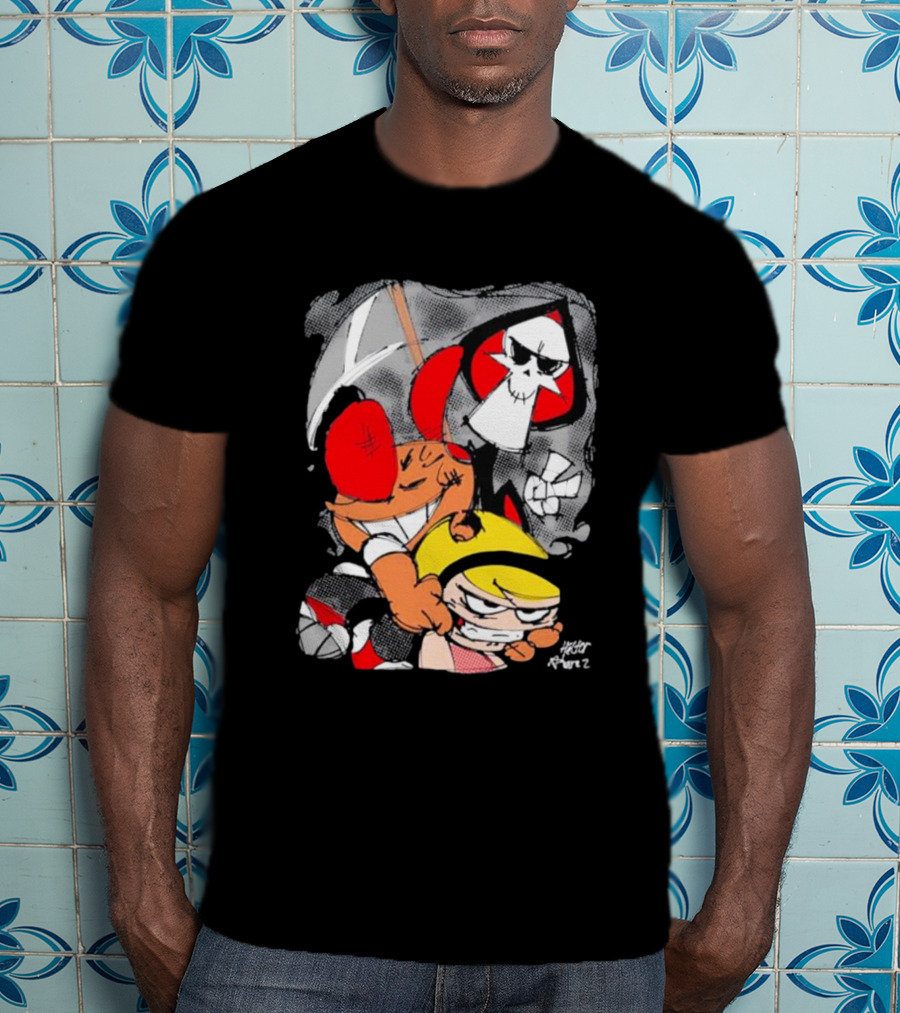 Grim Adventures Billy Mandy Cartoon Network Fan Art Freddy Ramirez T-Shirt