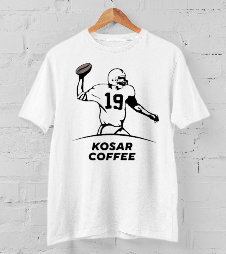 Bernie Kosar 19 Kosar Coffee Football Player T-Shirt