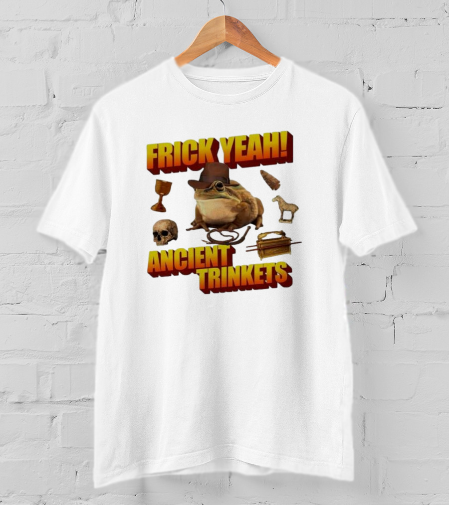 Frick Yeah Cowboy Frog Ancient Trinkets T-Shirt