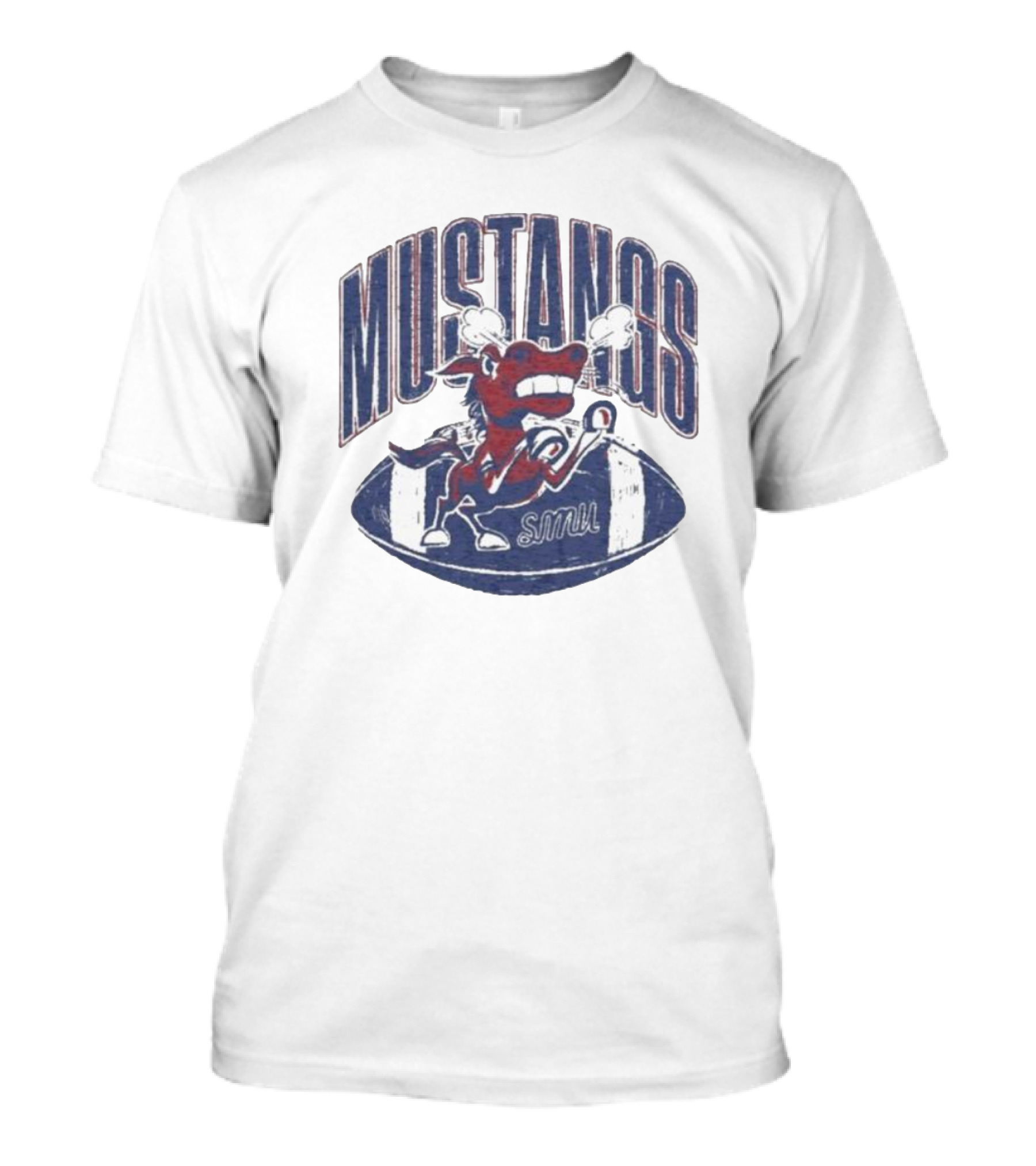 SMU Mustangs Football Angry Mustang T-Shirt
