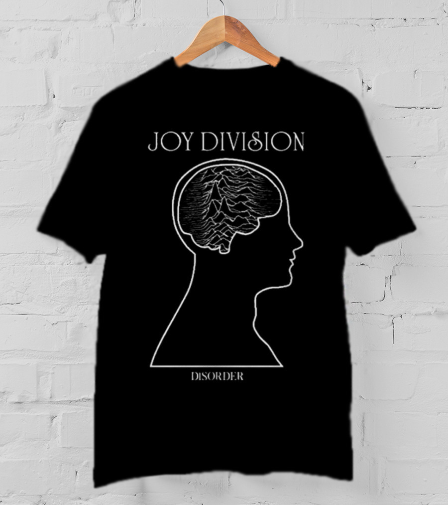 Joy Division Unknown Pleasures Brainwave Silhouette Disorder T-Shirt