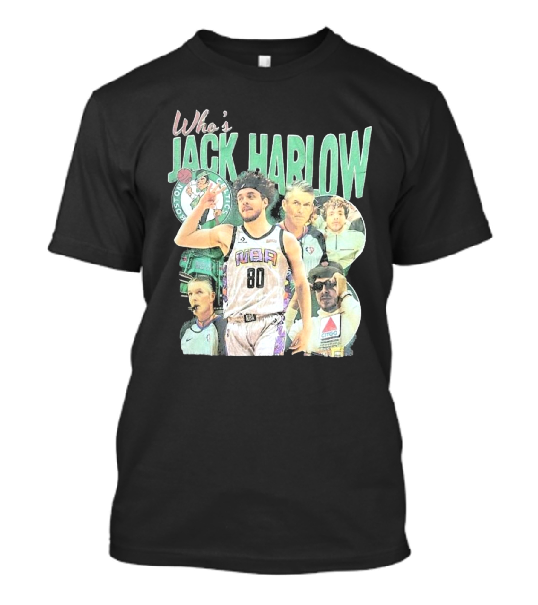 Who’s Jack Harlow Boston Celtics WBR 80 Citgo T-Shirt