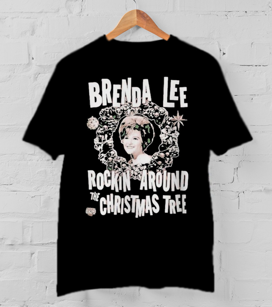 Brenda Lee Rockin’ Around The Christmas Tree Wreath T-Shirt