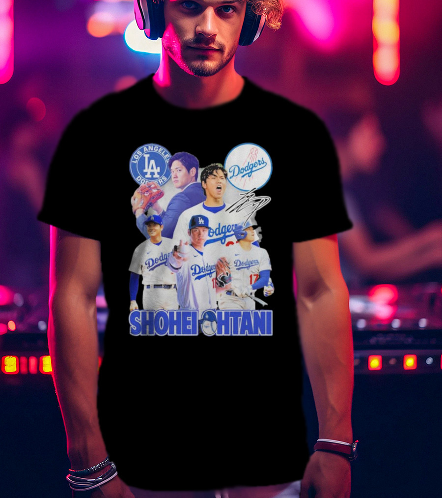 Los Angeles Dodgers Shohei Ohtani Dodger Stadium Arrival T-Shirt