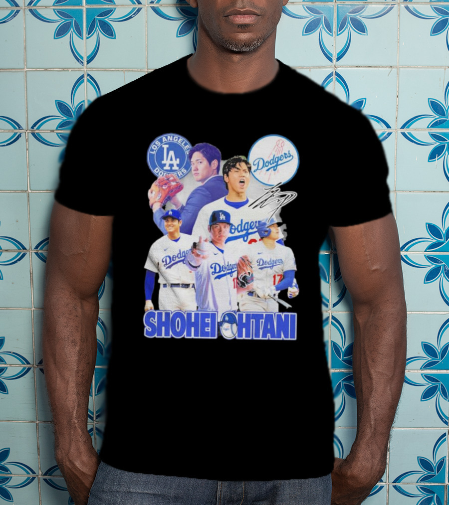 Los Angeles Dodgers Shohei Ohtani Dodger Stadium Arrival T-Shirt