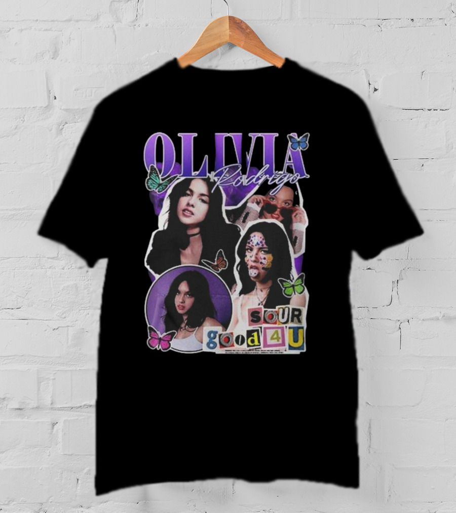 Olivia Rodrigo Sour Good 4 U Butterfly T-Shirt