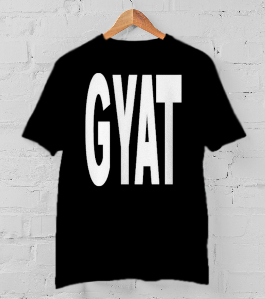Revive Gyat Bold Statement Text White T-Shirt