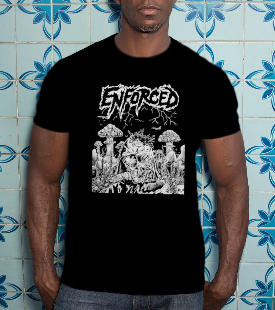 Enforced UXO Apocalyptic Skull Explosions T-Shirt