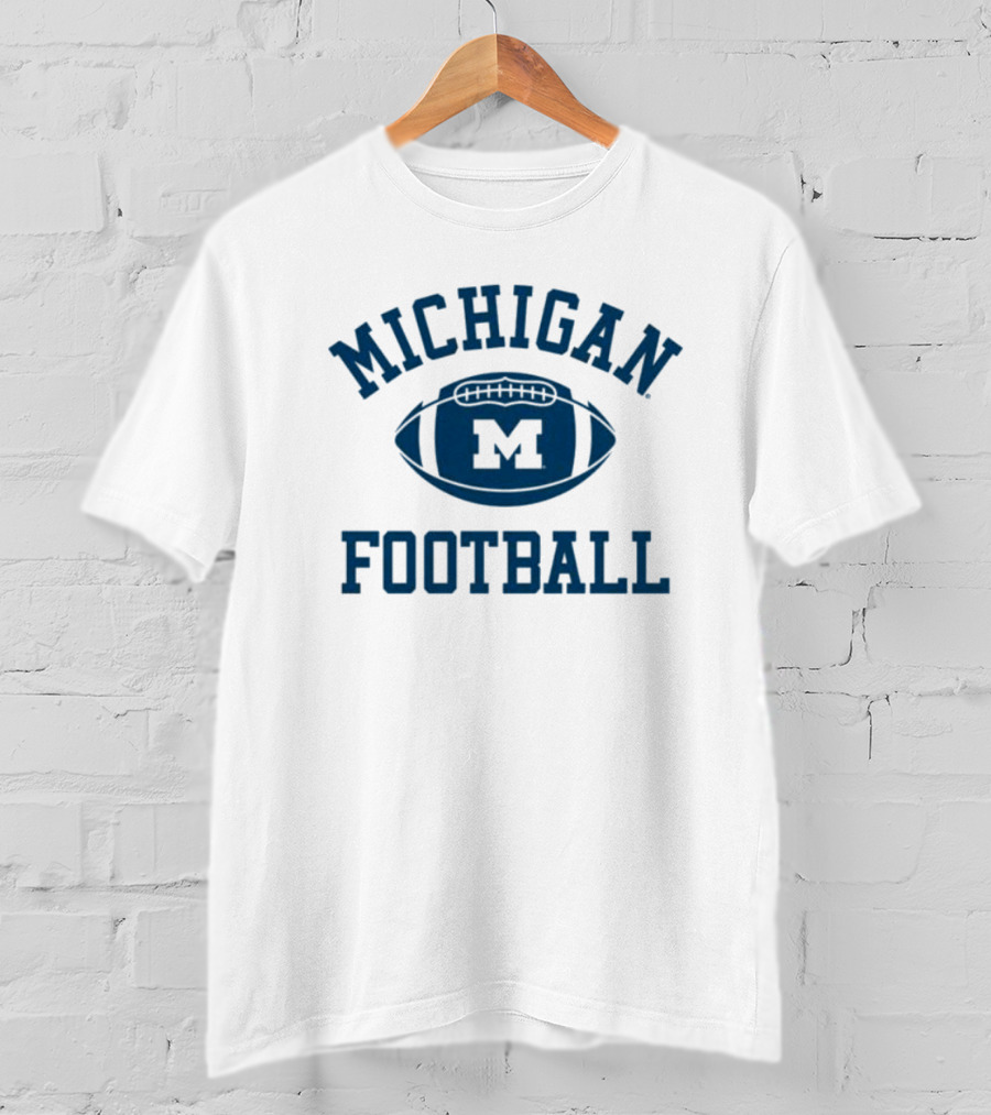 Michigan Football Vintage 1970s Inspiration Ringer T-Shirt