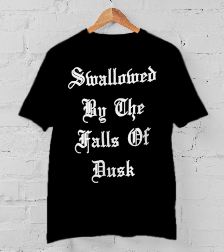 Swallowed By The Falls Of Dusk Darkness Journeys T-Shirt