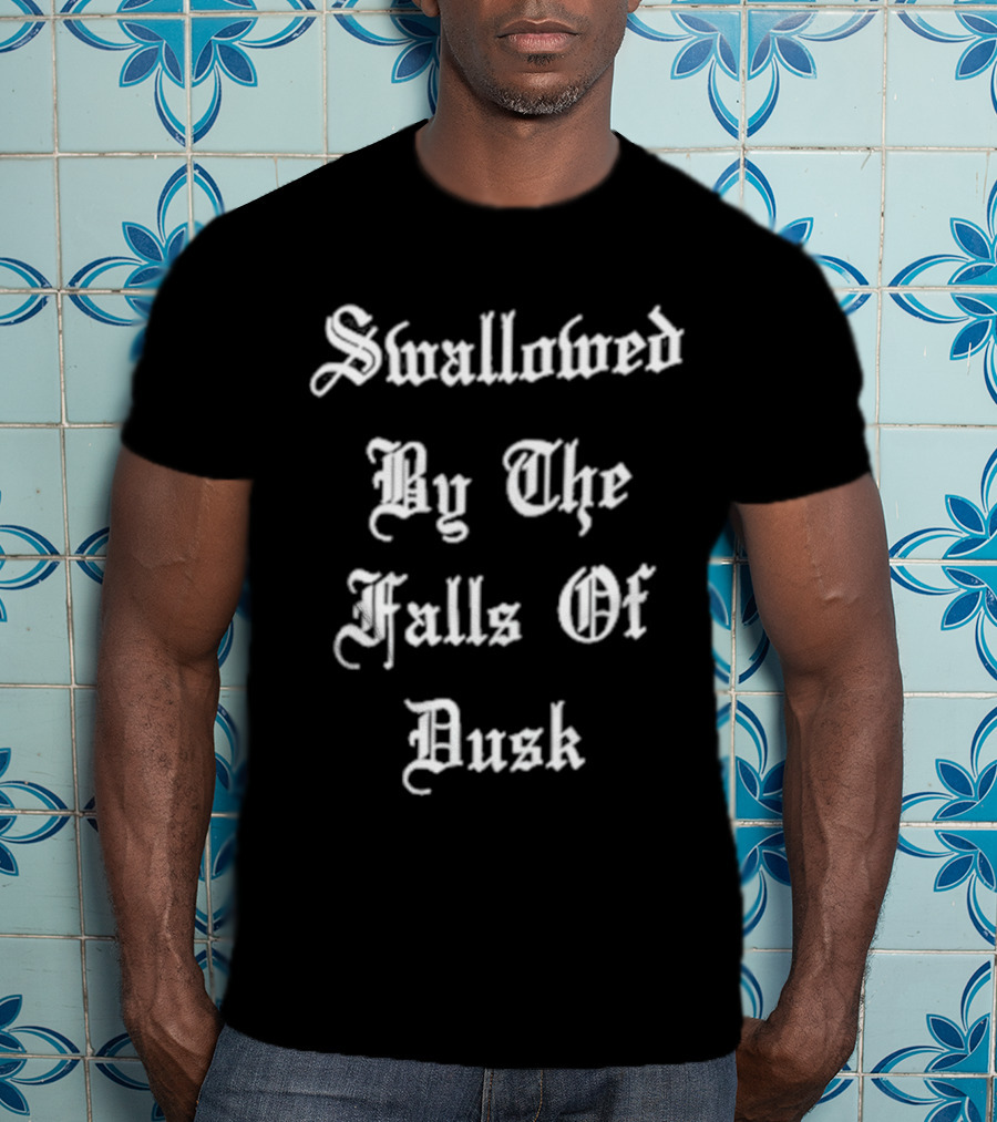 Swallowed By The Falls Of Dusk Darkness Journeys T-Shirt
