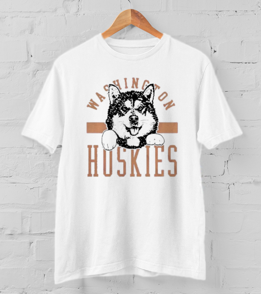 Washington Huskies Vintage Iconic Mascot T-Shirt